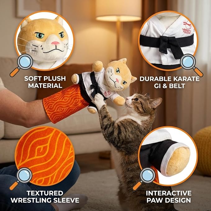 Guante interactivo para gatos para juegos seguros miniatura 4