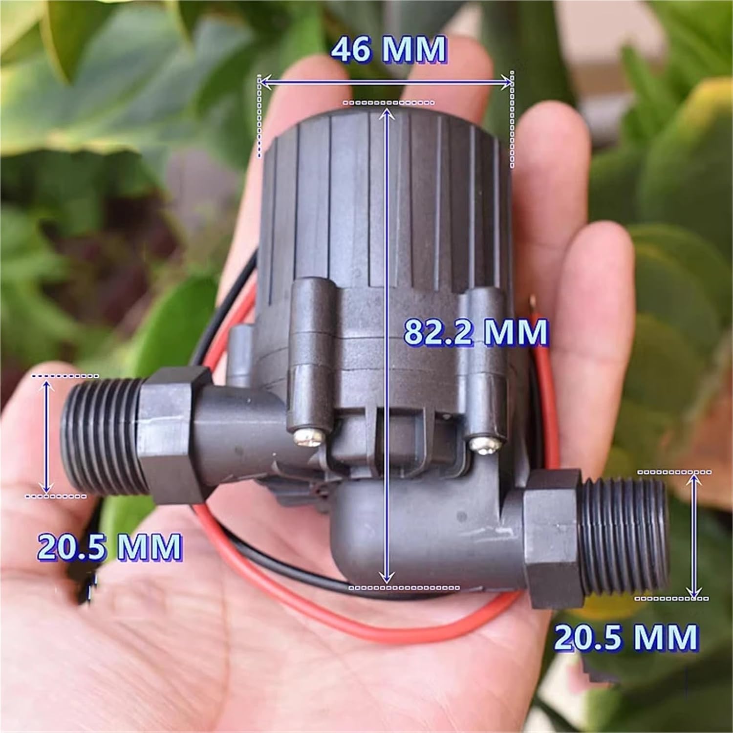 13W DC24V Mini Low Noise Brushless Motor 10LPM Large Flow Brushless Water Pump Heater Pressurized Circulating Water Pump 1Pcs