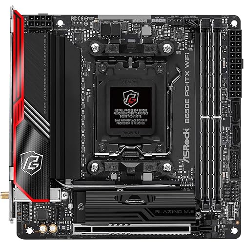 ASRock B650E PG-ITX WiFi AMD Ryzen 7000 Series CPU Compatible (Soket AM5) B650 Mini-ITX Motherboard