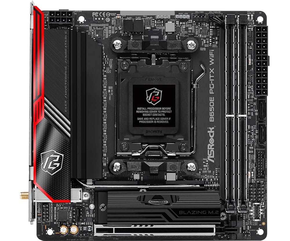 Amazon | ASRock マザーボード B650E PG-ITX WiFi AMD Ryzen
