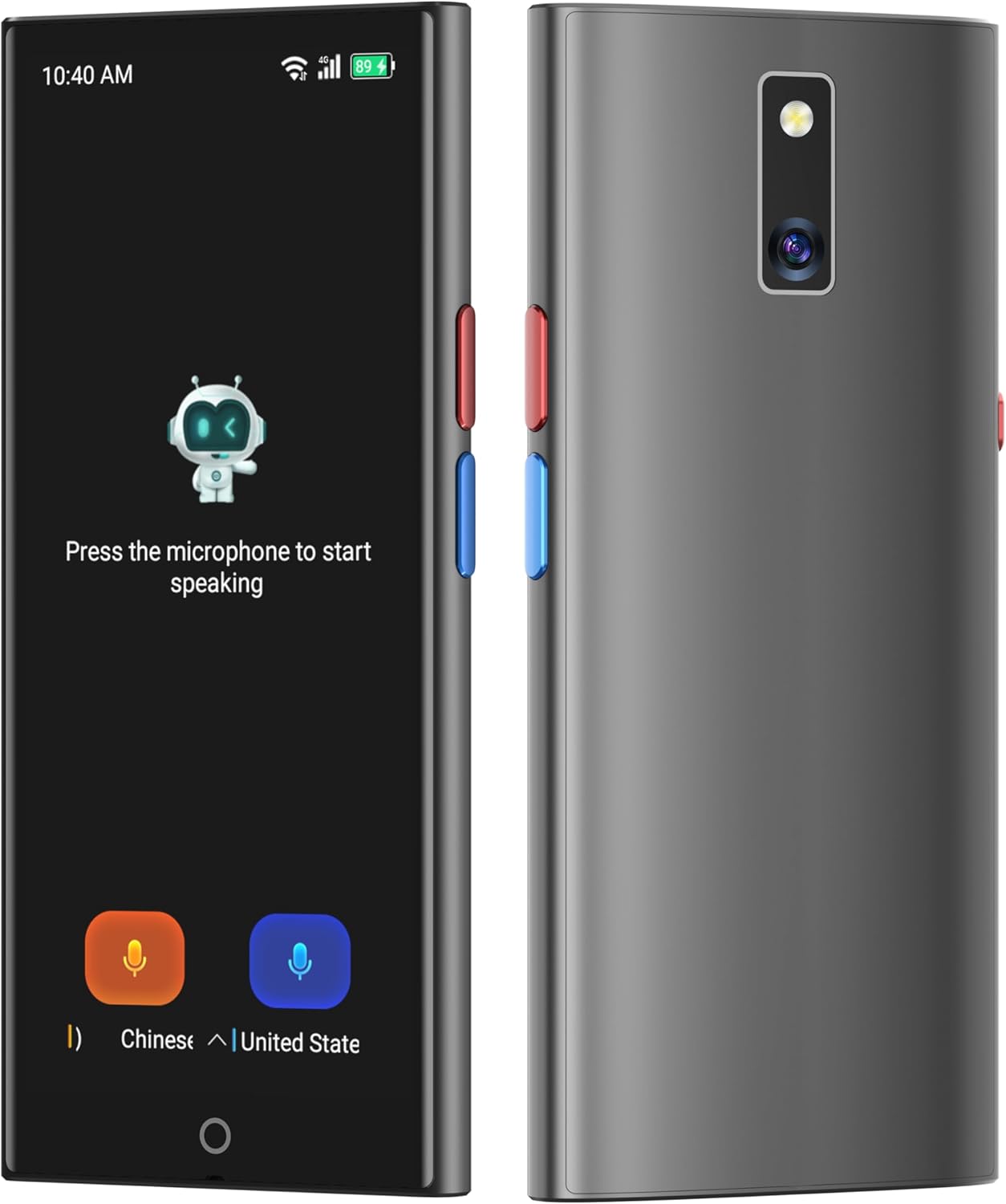 Language Translator Device Offline & Online Mode, AI Powered, 4G/5G SIM, +140 Languages, Photo Translation, Real-Time Smart Recording, Group Translation, Learning & Smart Life Assistant