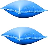 Vista 1 de SWIMLINE HYDROTOOLS Almohada de Aire Para Cubiertas de Piscinas Sobre el Suelo Winterizing Paquete de 2 Cojín de 4 x 4 pies Kit de Cierre