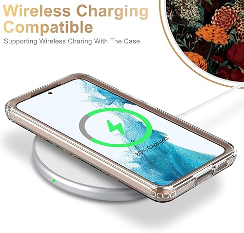 Miniatura 6 de ESDOT Funda protectora para Samsung Galaxy S22, grado militar, prueba de caídas de 21 pies, funda resistente con diseños de moda para mujeres y