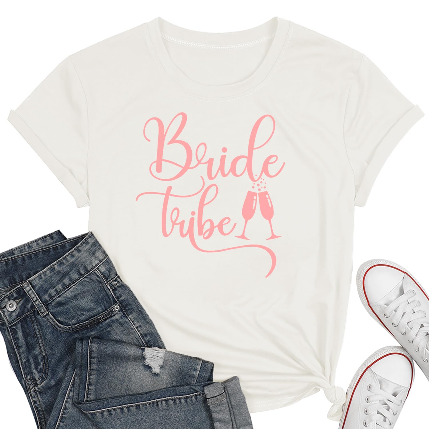 Bride Shirt Bachelorette Party T-Shirt Wedding Party Shirts Funny Bridesmaid Proposal Tee Tops
