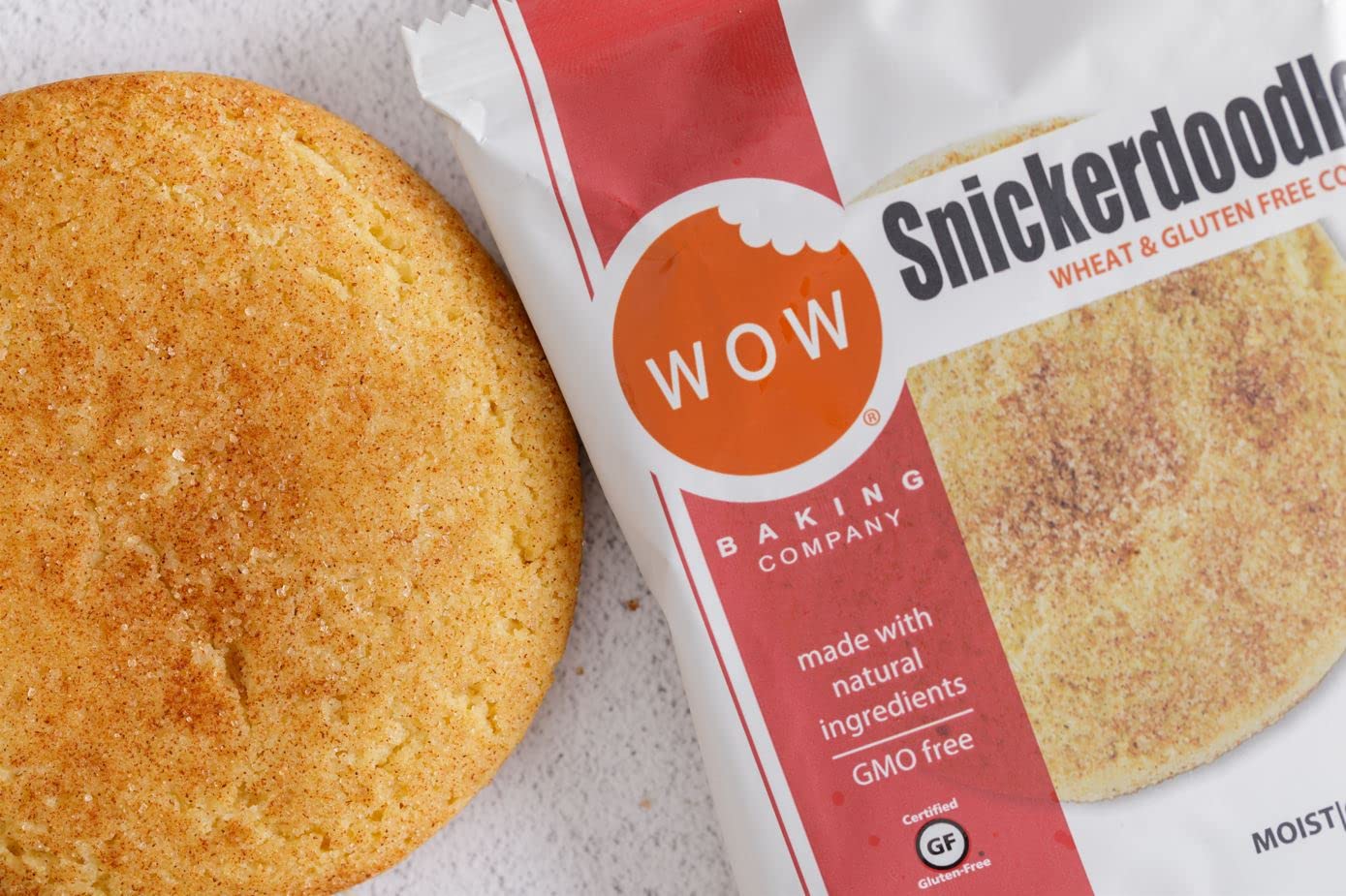 WOW Baking Company Gluten-Free Snickerdoodle Cookies, 2.75 Ounce (Pack of 12)