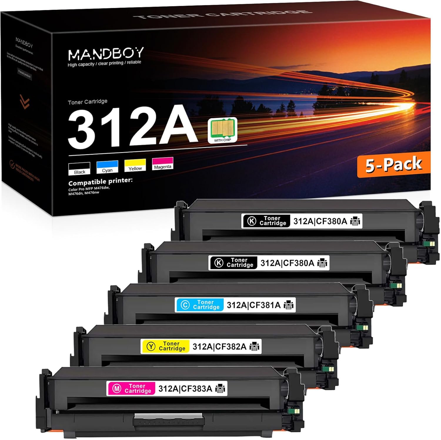 HP Color LaserJet Pro MFP M476dn toner kopen