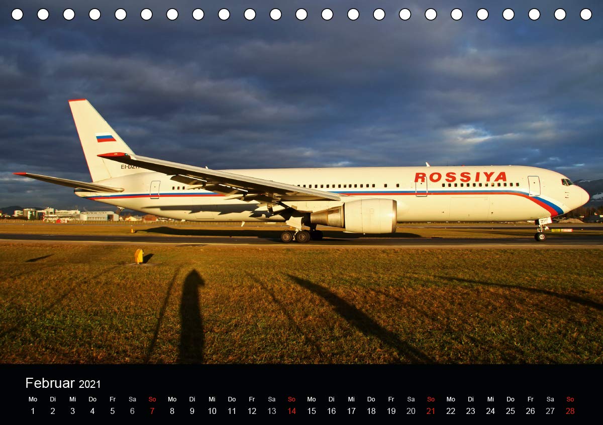 Welt der Flugzeuge (Tischkalender 2021 DIN A5 quer): Eindrücke aus der Luftfahrt (Monatskalender, 14 Seiten ) (CALVENDO Mobilitaet)