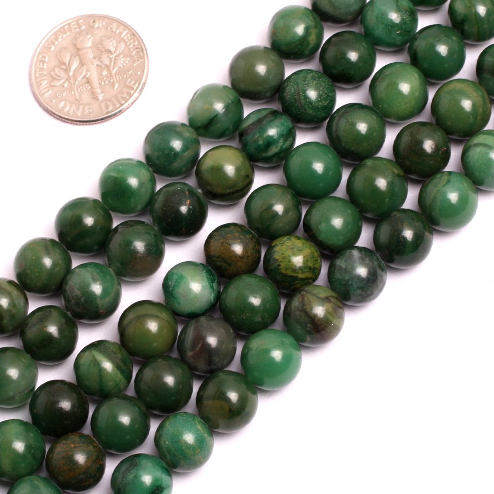 Perles Rondes Lisses En Obsidienne Noire Dorée Naturelle 7A, 6mm, 8mm