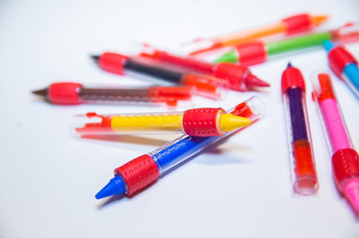 10 Bath Crayons For Kids Ages 4-8 | Washable Crayons | Gel Crayons for Kids Bath Toys | Toddler Crayons | Non Toxic Crayons For 1 Year Old | Bathtub Crayons for Kids Ages 2-4 | Non Twistable Crayons : Toys & Games