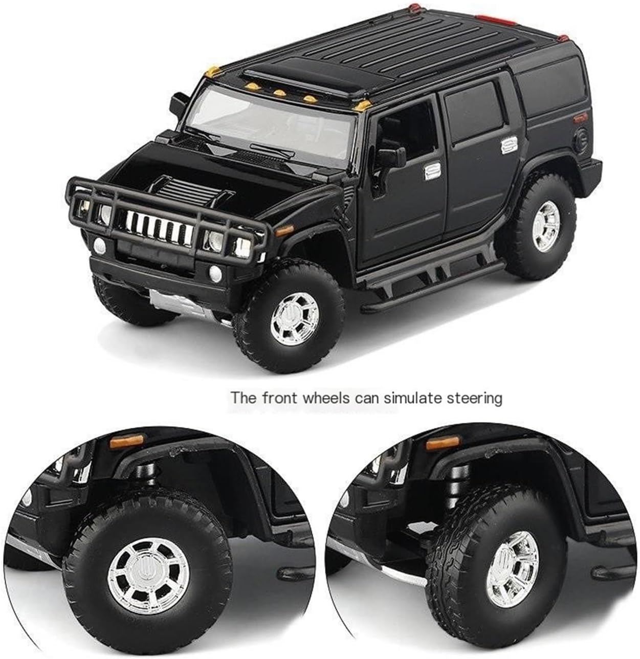1:32 Off-road Alloy Car Models - Yellow Flash Version(Red)