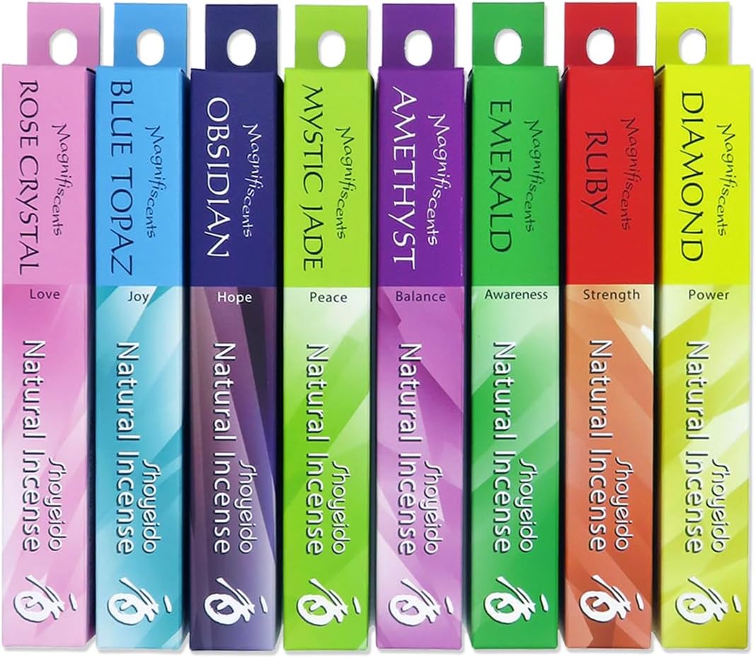 SHOYEIDO Jewels Incense Set of 8 Bundle Assortment - All 8 Scents