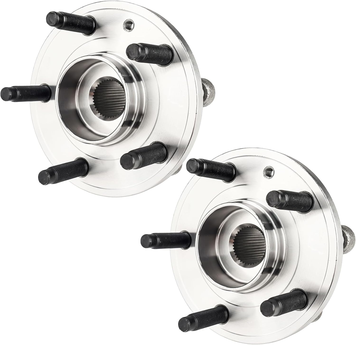 Torchbeam 512460 Pair Front Wheel Bearing Assembly for 2011-2019 Ford Explorer, 2013-2019 Ford Police Interceptor Utility 5 Lugs