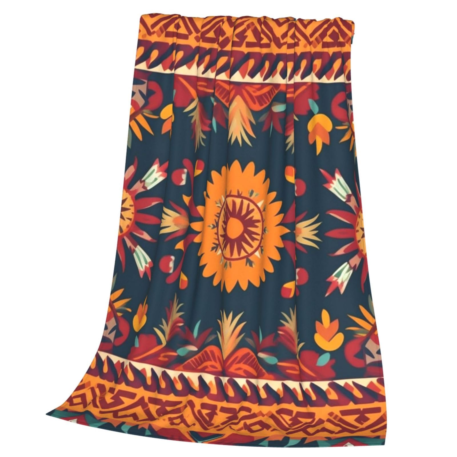 Couverture en flanelle microfibre premium jeté de lit mexicain
