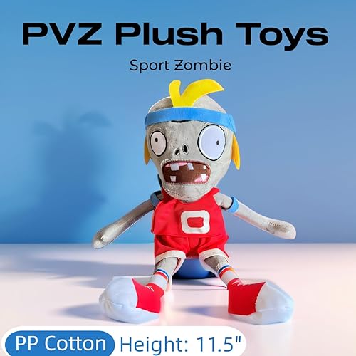 Miniatura 8 de Dyharnsty Plants vs Zombies - Juguetes de peluche de periódico zombi figura suave, juguetes de plantas contra zombies de PVZ, juego de 1 2