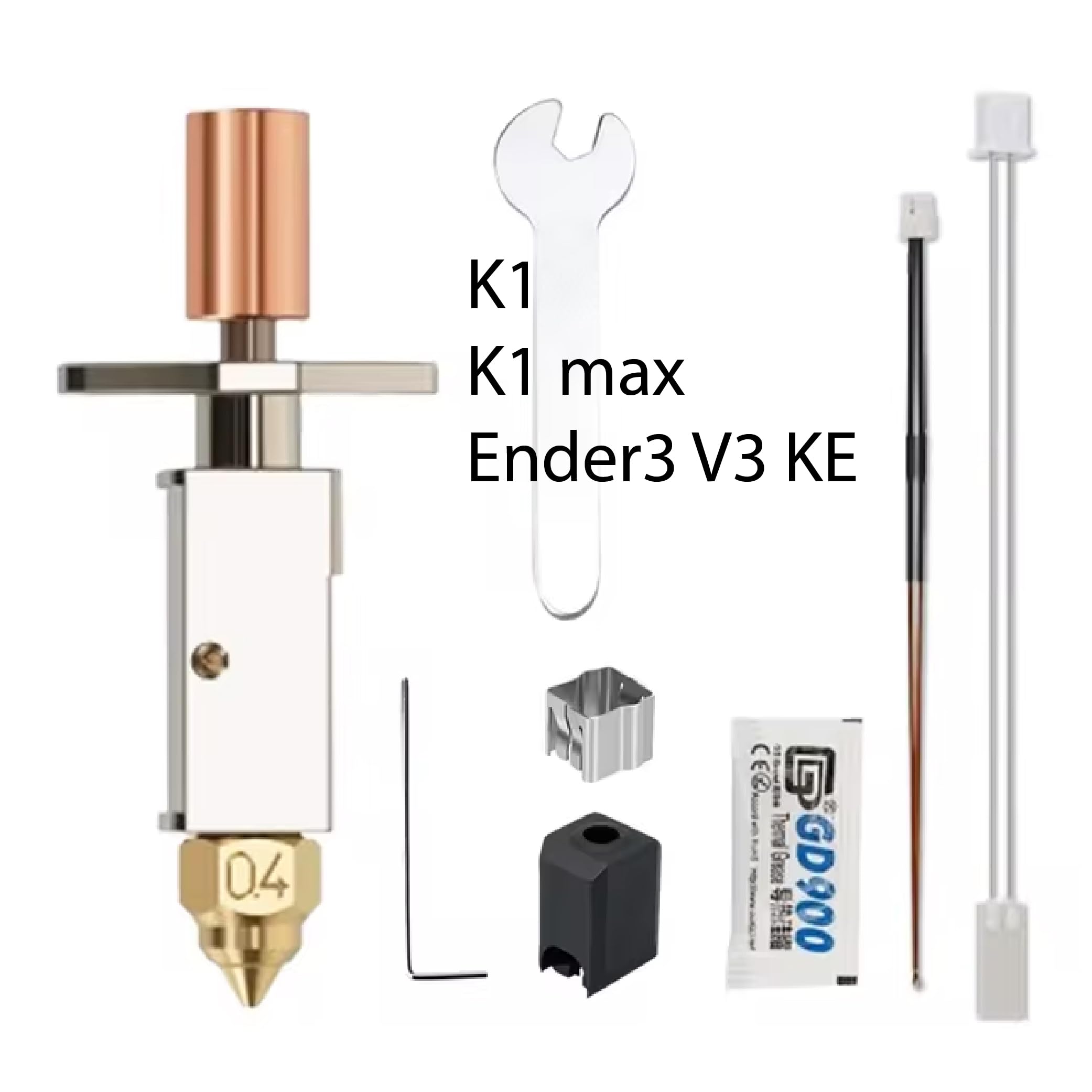 Kit hotend K1 et Max résolvant les problèmes de sous-extrusion en impression