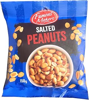Salted Peanuts - 16 x 150g bags carton