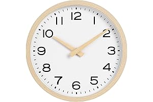 AKCISOT Wood Designs Wall Clock for Harmonious Living Spaces