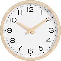 Vista 11 de AKCISOT Reloj de Pared Silencioso Sin Tic Tac Relojes de Pared Modernos Operados por Batería 10 Pulgadas, Reloj Clásico Pequeño Analógico Decorativo