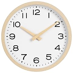 AKCISOT Wall Clock,Boho Kitchen 10 Inch Wall Clocks Battery Operated Non Ticking,Silent Modern item