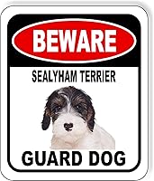 Vista 140 de BEWARE BASSETT HOUND GUARD DOG - Letrero compuesto de aluminio para exteriores, 8.5 x 10 pulgadas