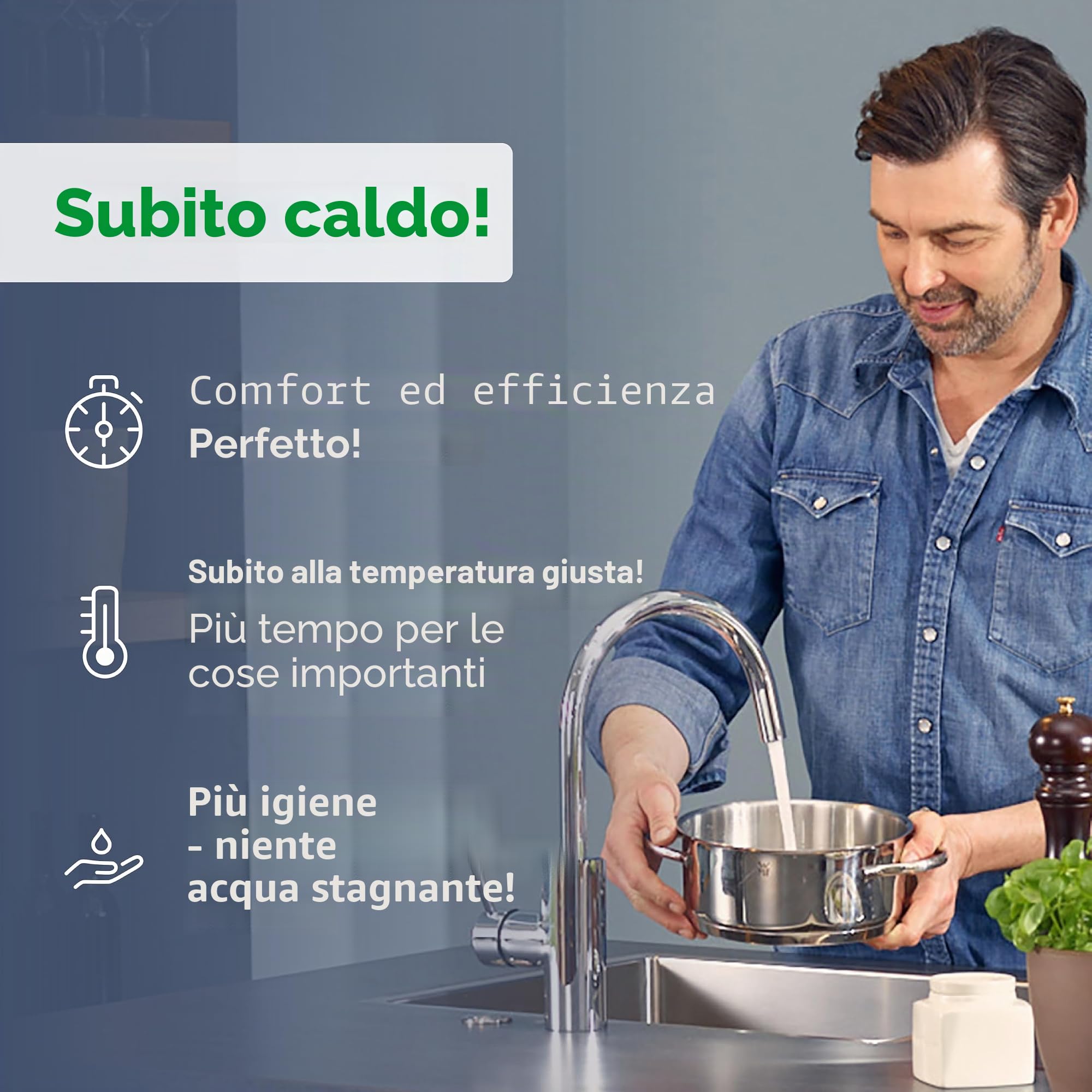 Scaldacqua istantaneo compatto CEX-U - Trifase