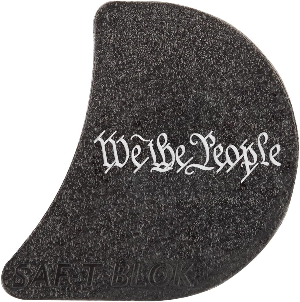 NDZ Performance Trigger Safety Block SAF-T-Blok for Glock Gen 1, 2, 3, 4, 5 Post 1998, Color Filled Engraving, Made in The USA - Choose Design