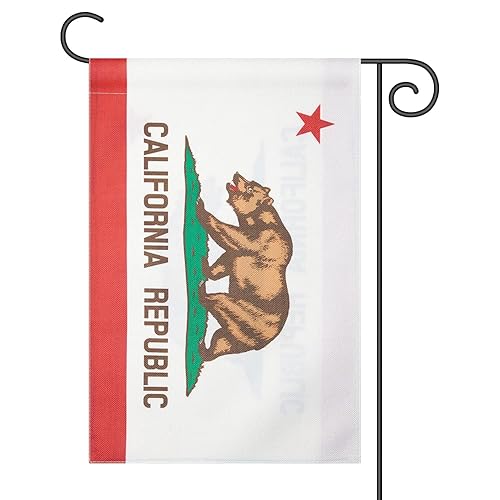 California State Garden Flag,Indoor Outdoor Decoration Flags,For Yard Outside 12