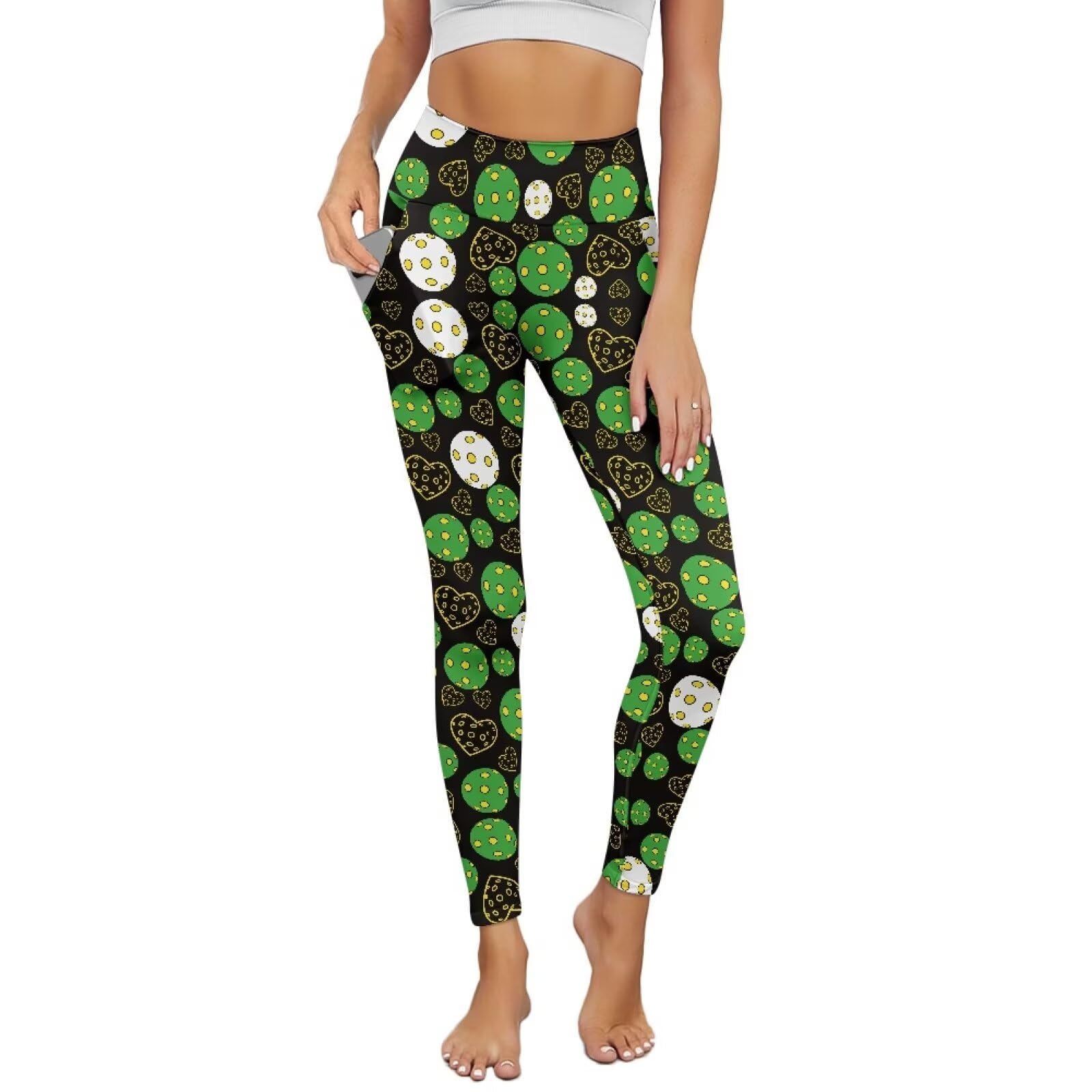 Curugaroo Women’s Yoga Leggings Stretch High Waisted Long Pants Tummy Control Workout Leggings with Pockets for Women