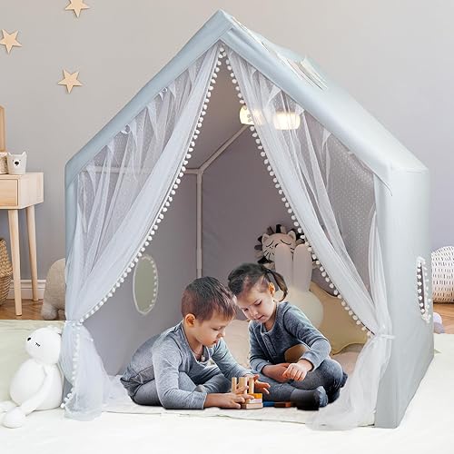 Playhouse - Tienda de campaña portátil para niños, tienda de campaña para interiores y exteriores (Gary)