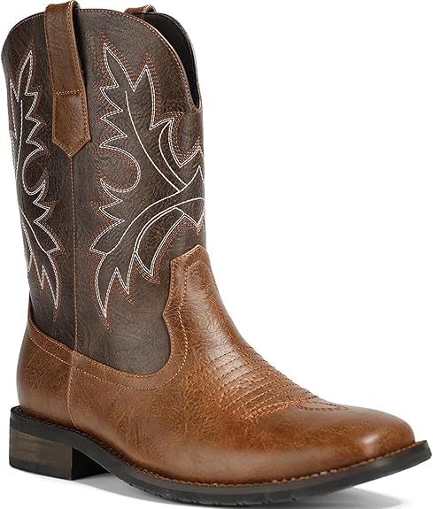Lumeheel Botas Vaqueras Para Hombre, Botas Occidentales Para Hombre Con