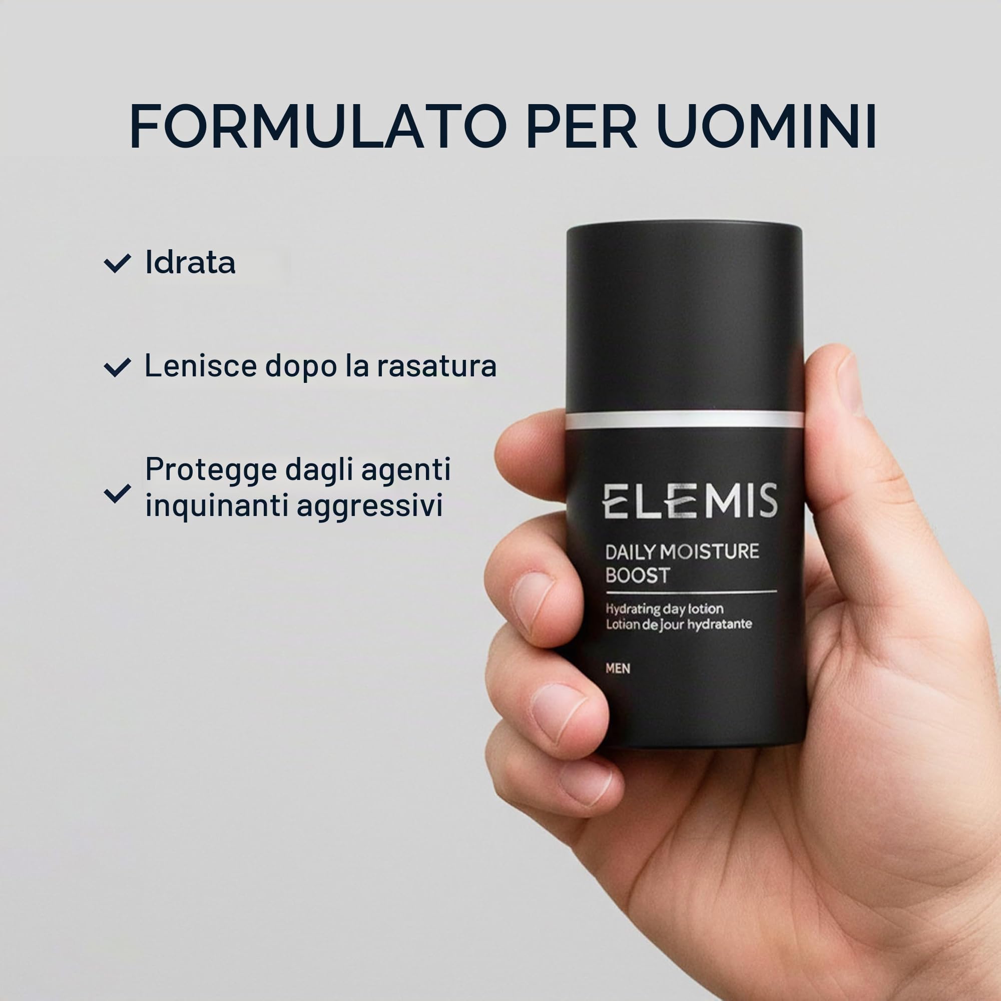 Elemis Pro-Collagen Moisturizer – Idratante quotidiano antirughe per uomini e donne, Crema viso idratante per tutti i tipi di pelle, Formula antietà
