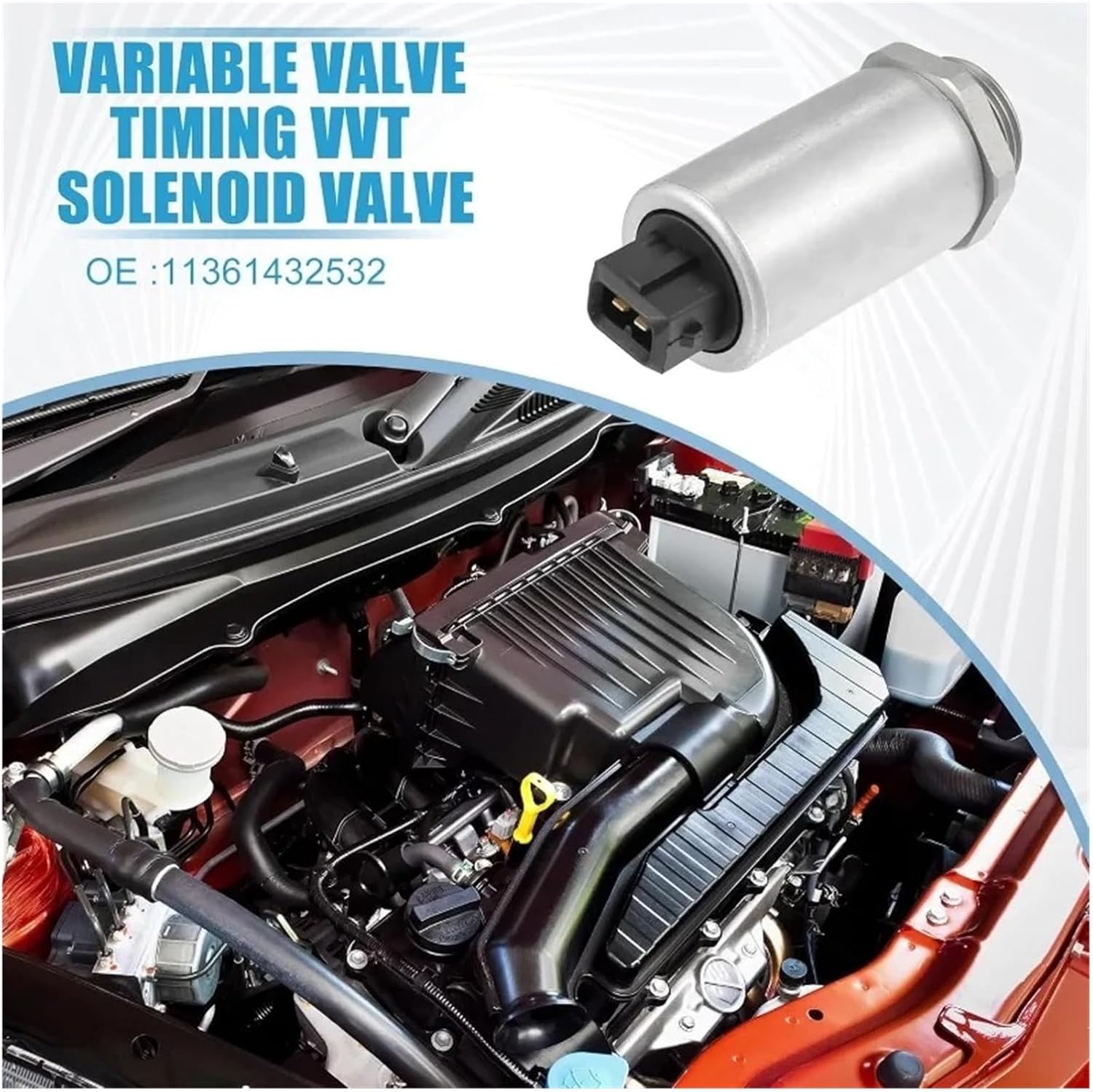 Variable valve timing solenoid valve 11361432532 Engine Camshaft Adjuster Control Valve 2001-2005 Fit For BMW VVT system specific