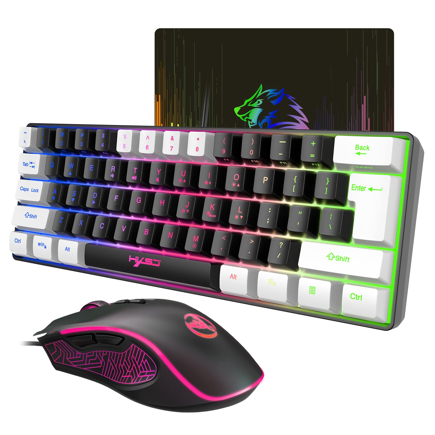 Buy 60 Percent Gaming Keyboard, PS4 Keyboard Mechanical Feel, Backlit