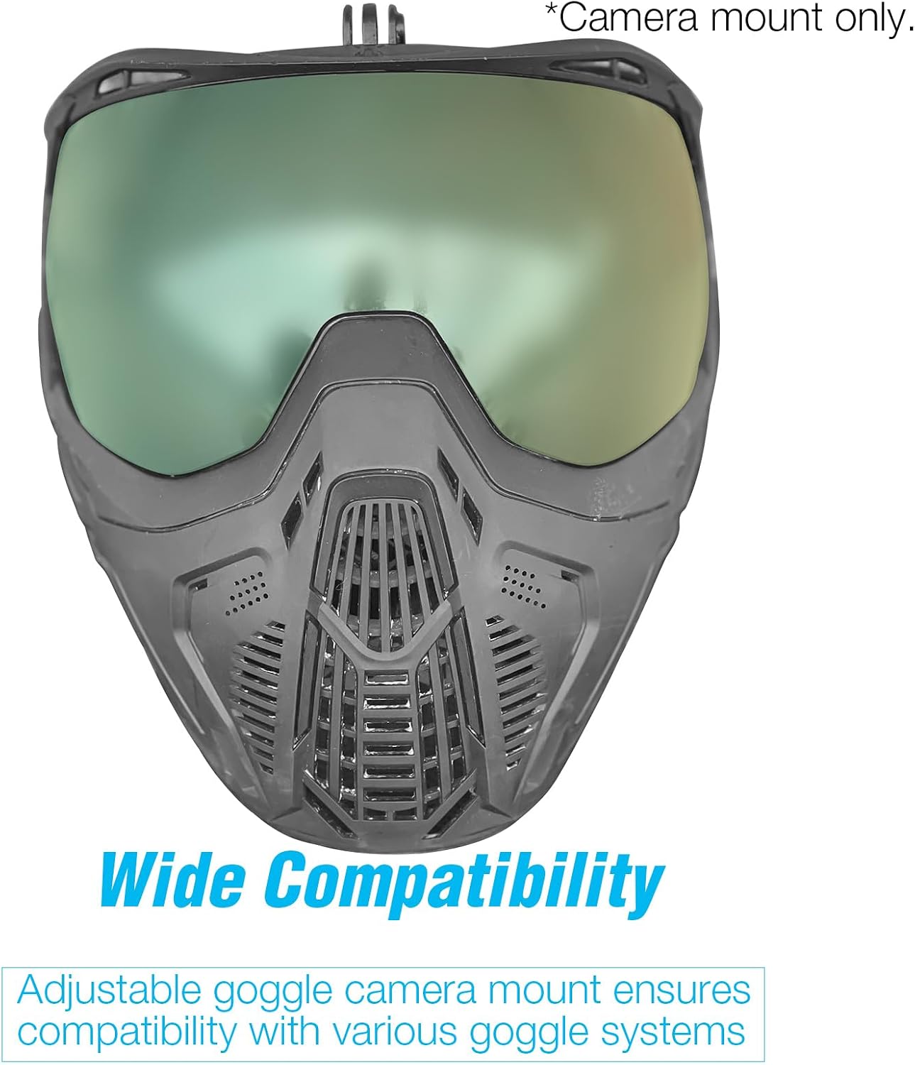 Goggle Camera Mount - Durable Paintball Mask Mount for Dynamic Filming