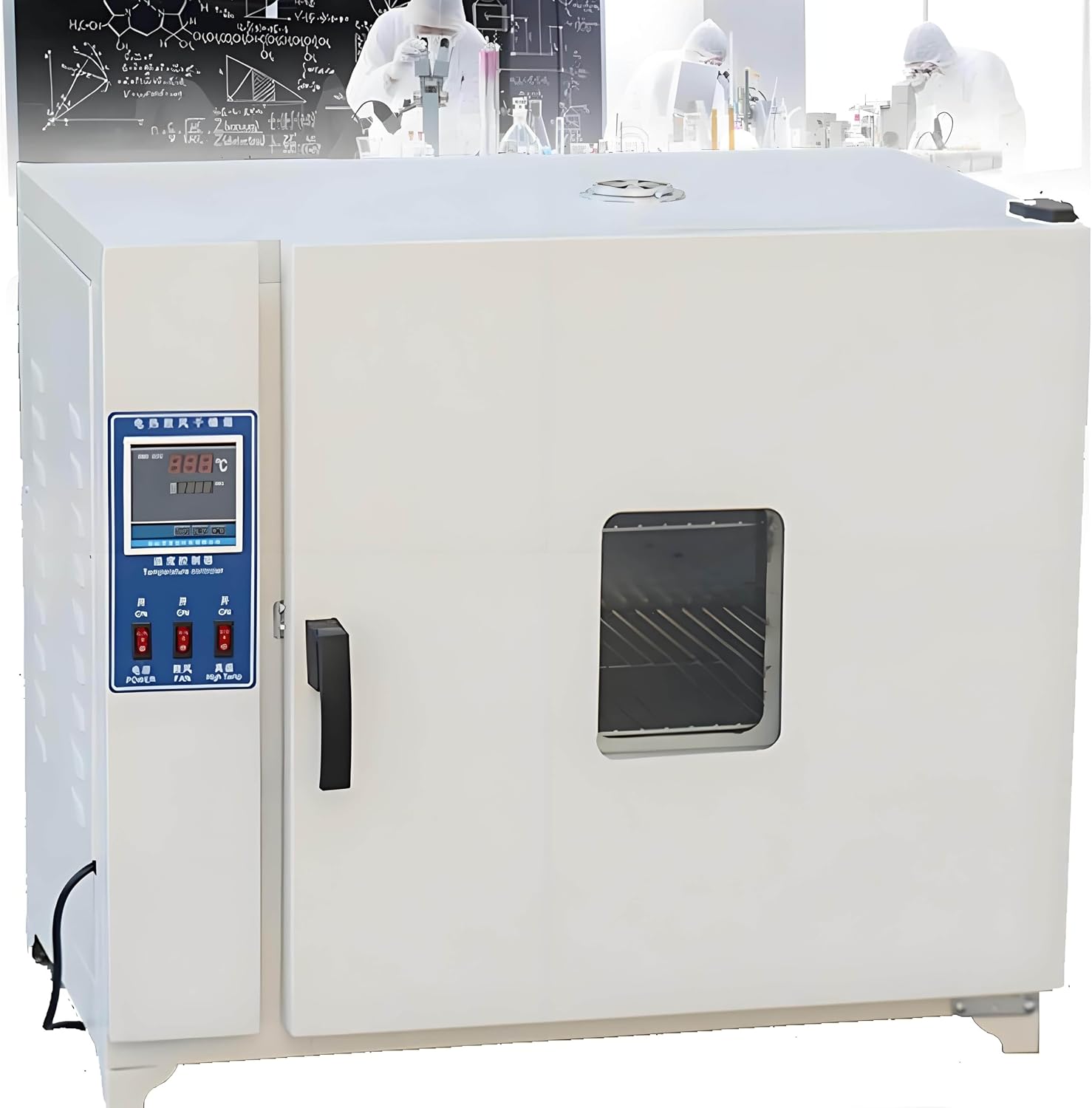 Lab Drying Oven with Adjustable Temperature and Fan Speed, Forced Air Convection for Industrial Applications