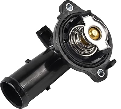 EVIL ENERGY Thermostat Housing Assembly, 05184651AF 49569 902-852, Compatible with 2011-2015 Dodge Durango 2011-2020 Jeep Grand Cherokee 2012-2017 Jeep Wrangler 3.6L