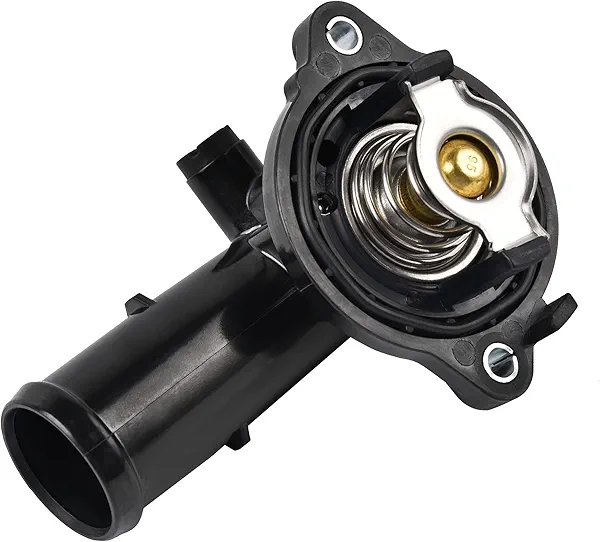 EVIL ENERGY Thermostat Housing Assembly, 05184651AF 49569 902-852, Compatible with 2011-2015 Dodge Durango 2011-2020 Jeep Grand Cherokee 2012-2018 Jeep Wrangler Thermostats 3.6
