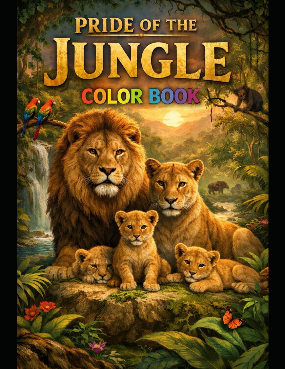 Color Book: Pride of Jungle