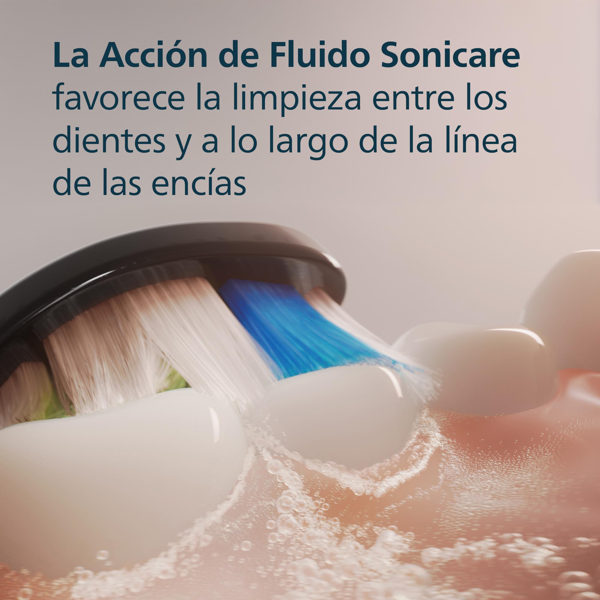 Philips Sonicare W2 Optimal White, cabezales de cepillo dental de repuesto originales, negro, paquete de 4, HX6064/88