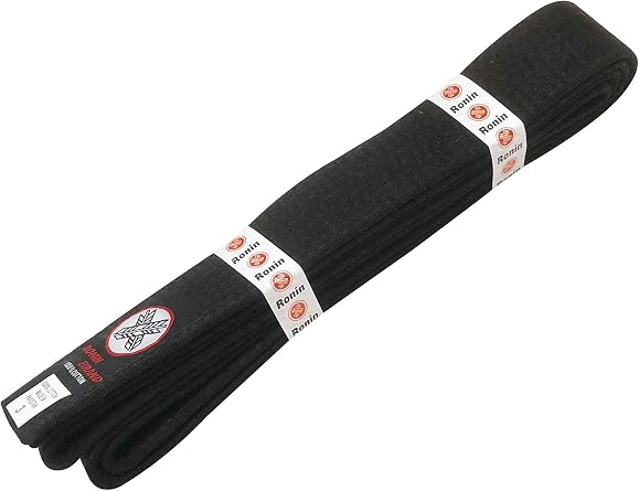 Ronin Brand Martial Arts Uniform Solid Colored Rank Belt Wht, Yellow, Green, Org, Blue, Pur, Red, Brn, Blk