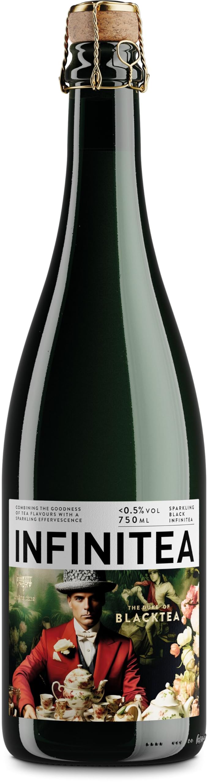 ChatO ZerO - Infinitea The Duke of Blacktea Alkoholfrei/Sparkling Black Infinitea (1 x 0.75L)