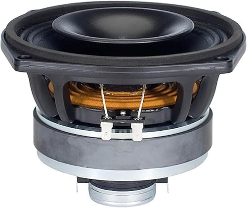 B&C Speakers 6FHX51-8 Coaxiales 6.5 pulgadas Coax Neo Mid Bass 8 Ohm 150 Watt RMS  300 Watt Max Pro Audio Componente Altavoz Driver para Motocicleta