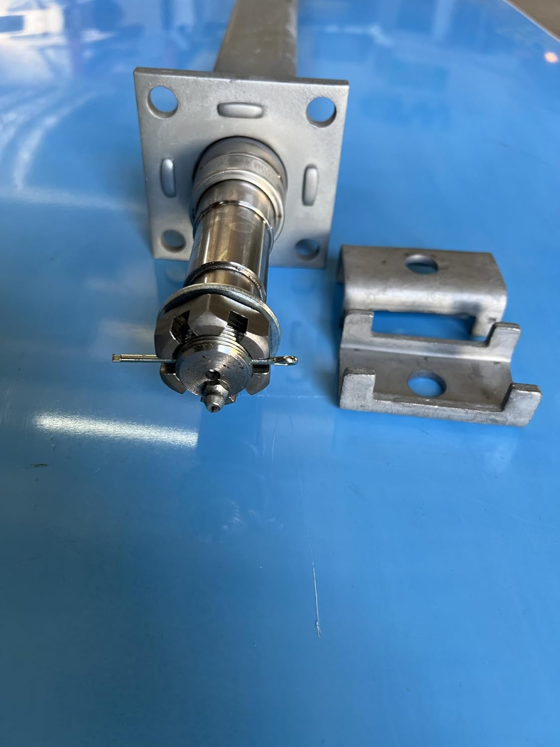 Galvanized Boat Trailer Axle 87.5" Hub Face 3,500lbs W/Brake Flange Square Tube with Hardware