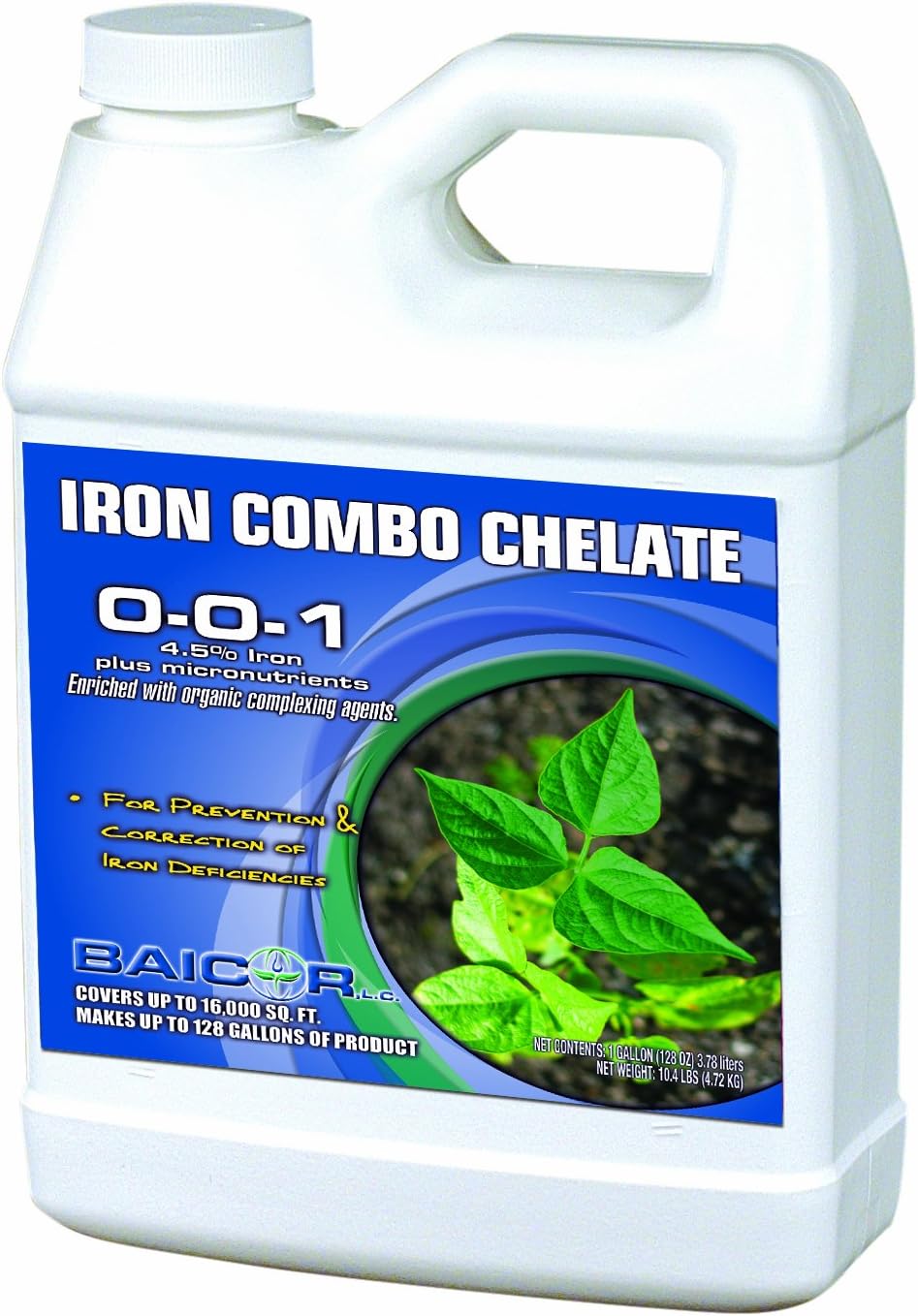 Baicor Iron Combo Chelate 4.5% Iron - Gallon