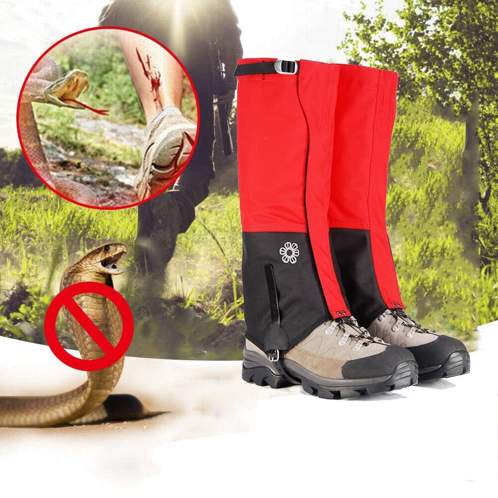 Guêtres De Jambe, Guêtres De Serpent Respirantes, Guêtres De Chaussures Réglables, Tissu Résistant À L'usure 1000D For Tous Les Sports De Plein Air Et Les Travailleurs (taille De Chaussure Appropriée