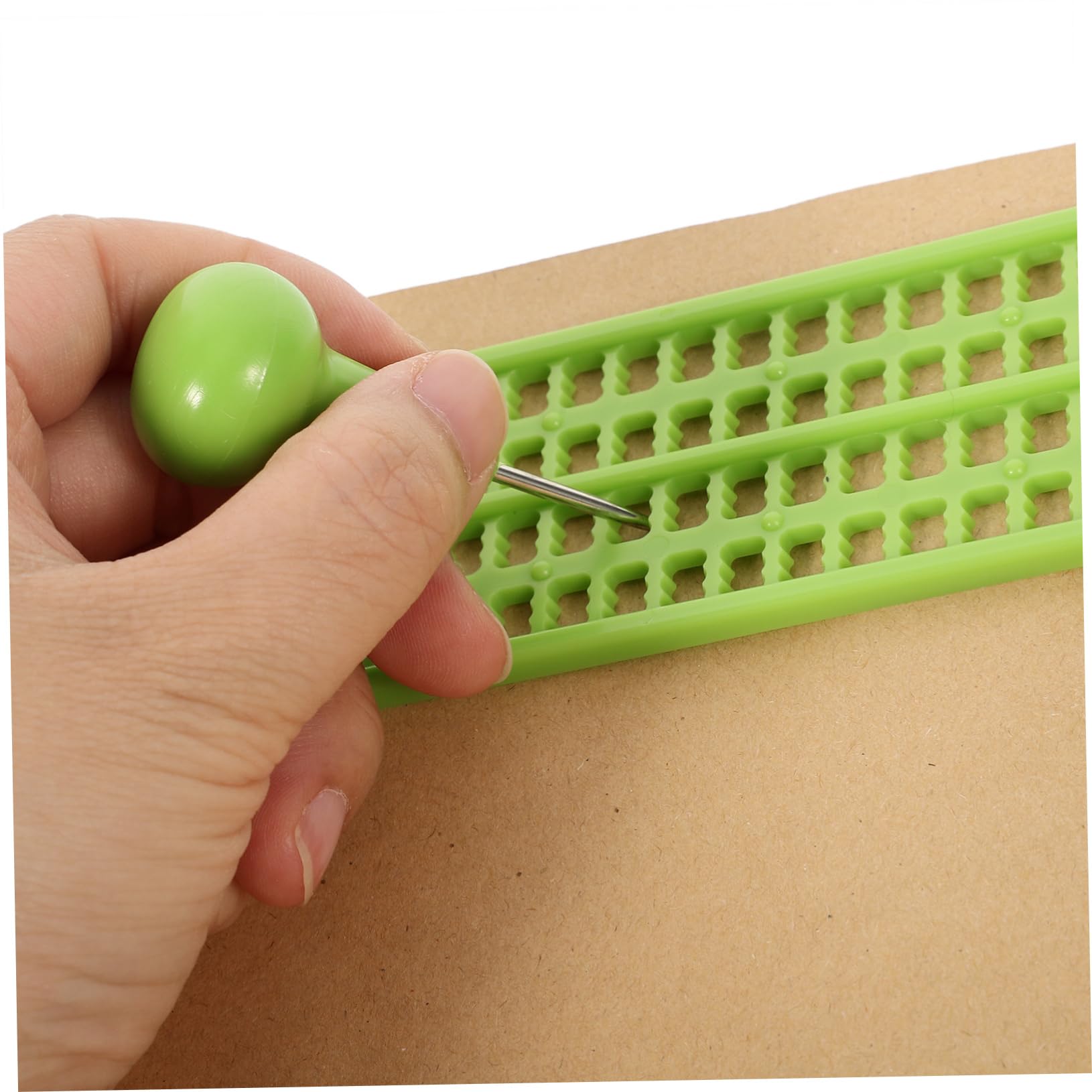 1set Tavoletta Braille Portatile Con Punteruolo Per Scrittura Per Persone Non Vedenti Leggero e Resistente Facile Da Trasportare e Utilizzare All Aperto