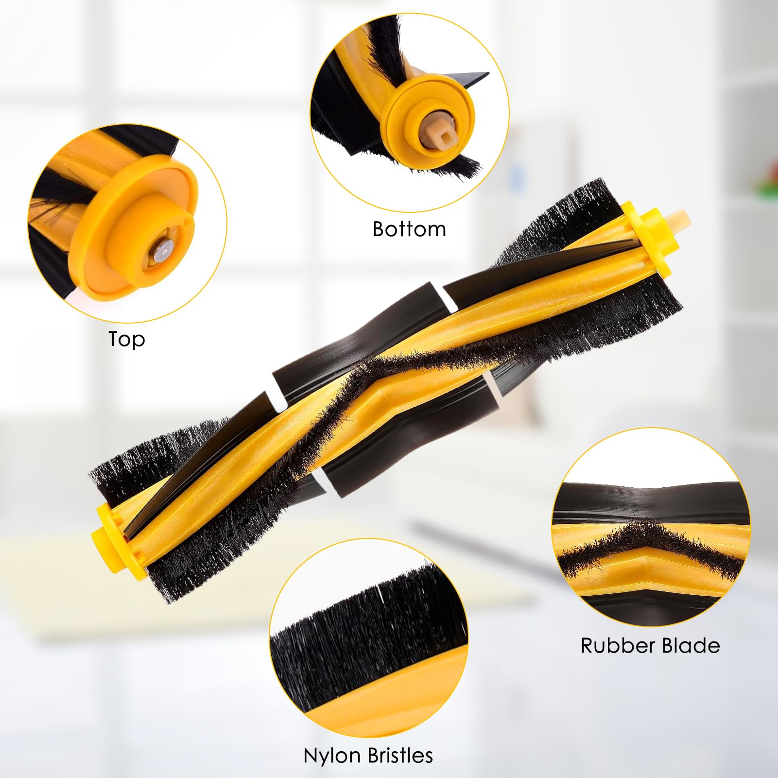 Accessori compatibili per Ecovacs Deebot N8,T8,T8+,T8 AIVI,T8 MAX,N8,N8+,N8 Pro,N8 Pro+,T9,T9+ ozmo 950 920, Ricambi per aspirapolvere (3 salviette)