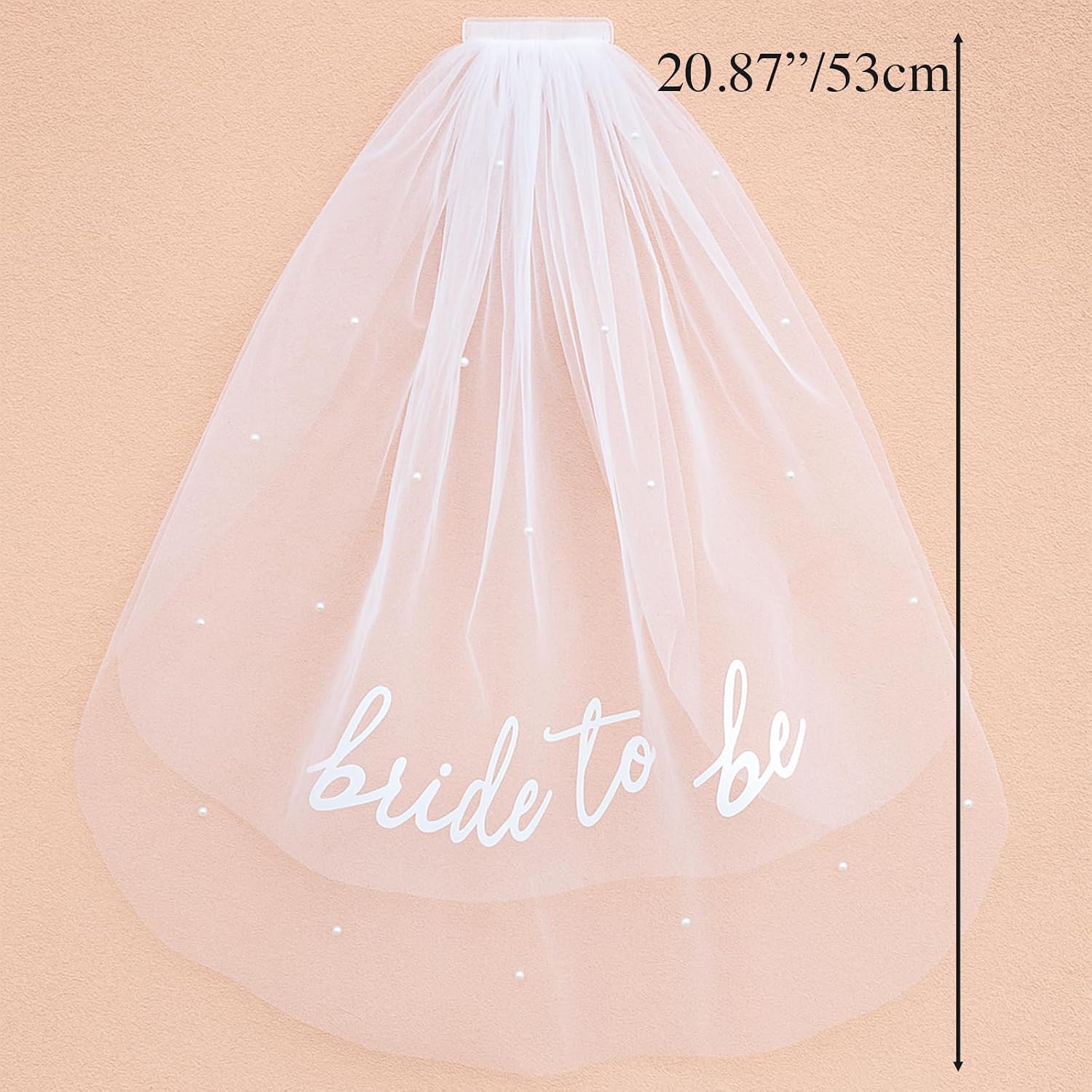 Bride to Be Sash Veil Bachelorette Party Accessories, Bridal Shower Decorations, Engagement Gifts for Bride