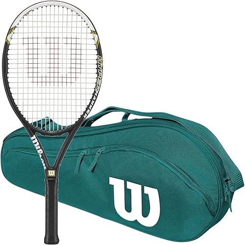 Wilson Hyper Hammer 5.3 - Juego o kit de raqueta de tenis de gran tamañoextendido con una bolsa o mochila Advantage 2.5