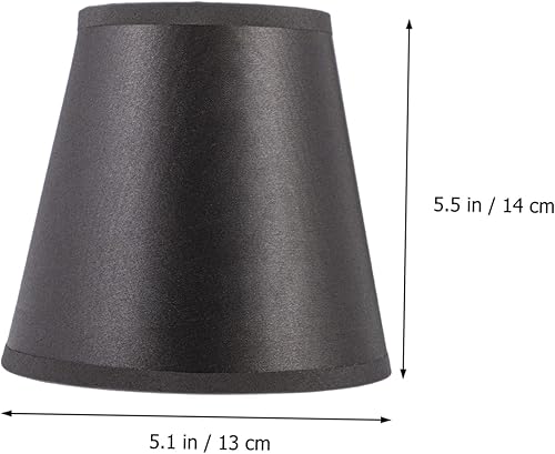 Miniatura 7 de Tela de la lámpara 1 unid Clip Bombilla Pantalla Lámpara Pantalla Tela Lámpara Lámpara Accesorio de Luz Lámpara de techo de polvo Pantalla de